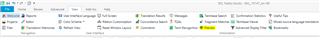 Trados Studio screenshot displaying the Review tab with the 'Preview' button toggled OFF and ON.