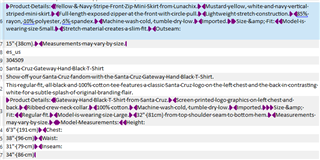 Screenshot of Trados Studio showing an Excel file with cells containing code and sentences, highlighting the issue of sentences not segmenting properly.