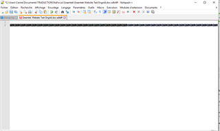 Trados Studio error message displaying 'The project does not exist' while trying to open the xliff document named Greentek Website Text Engold.doc.