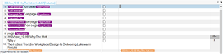 Trados Studio interface showing a list of files with one file displaying a warning symbol indicating an issue.