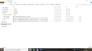 Screenshot of a Trados Studio project folder showing files with names starting with 'Copy of TRADOS...' and ending with '.sdlxliff'. No visible errors or warnings.
