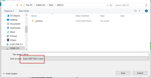 Save as dialog box with the file name 'Report 2021' and file type 'Excel Files' selected in Trados Studio.