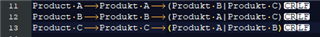 Screenshot of TermInjector settings in Trados Studio showing replacement rules for product names with spaces.
