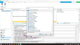 Trados Studio screenshot showing an error message 'An error occurred while trying to load the plugin' in the plugin installation dialog box.