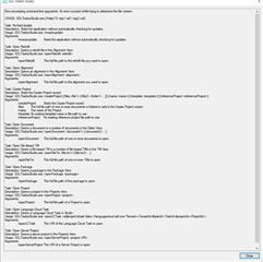 Trados Studio error log showing multiple error entries, including 'Object reference not set to an instance of an object' and 'Failed to load project from file'.