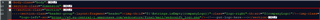Close-up view of Trados Studio with red underlined HTML code, suggesting syntax errors or warnings.