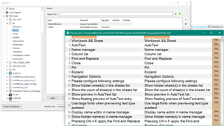Screenshot of Trados Studio showing a custom XML filetype configuration with options expanded in the left pane and a preview of the XML structure on the right.