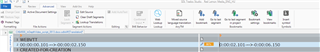 Trados Studio 2019 screenshot displaying a segment with some content and the full Advanced tab visible.