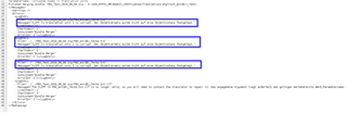 Screenshot of Trados Studio error message indicating corrupt translation units with a detailed error stack highlighting line 40.