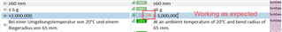 Trados Studio translation segment with a green checkmark indicating the rule is working as expected, no space between '>' and '3,000,000'.