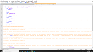 Screenshot of Trados Studio showing an xlf file with a large segment of text incorrectly recognized as a single segment.
