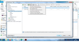 Trados Studio error message window stating 'No MyMemory key entered. Please enter your MyMemory key to make translation possible.'