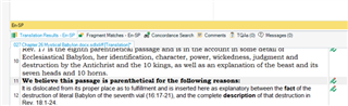 Screenshot of Trados Studio interface showing a document with no visible option to select the entire document on the left side of the document name.