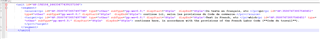 Screenshot of Trados Studio showing a message from Patrik Mazanek with text highlighted in purple indicating formatting instructions, specifically mentioning italicized text between asterisks.