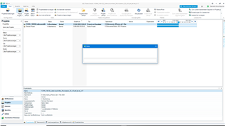 Screenshot of Trados Studio with an open dialog box displaying an error message indicating the inability to create an XML file.