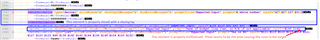 Screenshot displaying original file elements with self-closing DataValidation tags highlighted in purple.