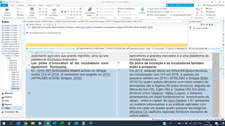 Trados Studio interface showing source text with recognized term highlighted but no results displayed in the Multiterm window.