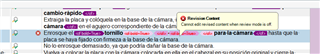 Screenshot of Trados Studio showing an error message 'Cannot edit this segment until the error is fixed' with formatting tags highlighted in a translation segment.