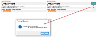 Error message in Trados Studio indicating corrupted file paragraph content with a red X icon.