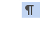 Icon of a paragraph mark from the Home tab ribbon in Trados Studio Editor window.