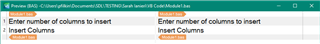 Trados Studio dialog box showing a custom regex delimited text filetype for handling VB script translation.