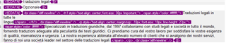 Screenshot of Trados Studio showing an error message in the CDTA paragraph segmentation for XLIFF files. The text is highlighted in purple with a warning symbol.