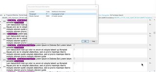 Trados Studio error message dialog box stating 'An error has occurred while trying to open the project. Please check the project settings.' with a background of the software interface showing multiple project files listed.