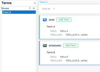 Edited TERM_UUID fields in Trados Studio showing the Read-only rule not being followed.