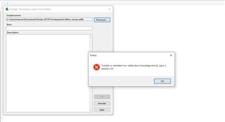 Error message in Trados Studio stating 'It seems an operation was started from another dialog. Level: platform UI'.