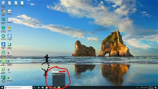 Screenshot showing a desktop with a minimized window labeled 'SDL MultiTerm 2019' that cannot be expanded.