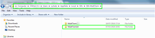 File Explorer window showing MultiTerm14 folder located at C:Program Files (x86)SDLSDL MultiTermMultiTerm14.