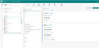 Trados Studio interface showing the successful import of a TBX file into Trados Live with no visible errors or warnings.