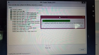 Error message during Trados Studio 2019 installation stating 'An error occurred and the installation was not completed.'