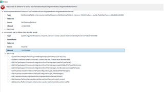 Error message in Trados Studio stating 'Impossible to access to the path 'C:UsersPerrineAppDataLocalSDLSDL Trados Studio16.0.0.0UserSettings.xml'.