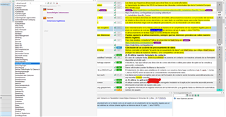 Screenshot of Trados Studio interface showing a highlighted term in the source text but missing in the term recognition frame.