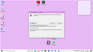 Error message on Trados Studio stating 'An error occurred while initializing the app. Error: The type initializer for 'Sdl.Desktop.Platform.Impl.ServiceLocator' threw an exception.' with Details and Close options.