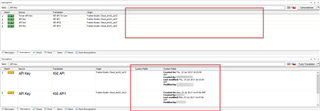 Screenshot of Passolo Ideas with a concordance search result window open. The results list is visible but system fields are not displayed despite 'Show system fields' option being enabled.