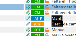 Trados Studio interface showing segment status icons, with one segment at 98% match and another at 100% match.