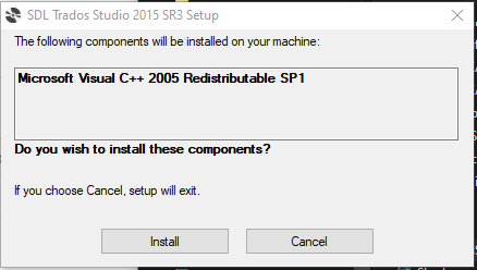 Installer Message
