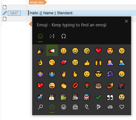 Trados 2021 - Emojis in Bilingual Excel - 2. Trados Studio - Trados ...