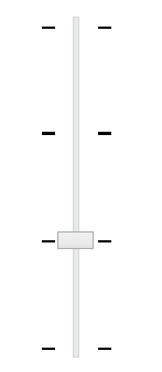 Image of a slider control with a central knob and tick marks indicating adjustable settings.