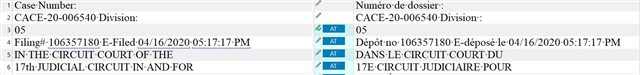 Screenshot of Trados Studio showing a comparison between source and target texts with the AT icon in blue indicating automated translation is enabled.