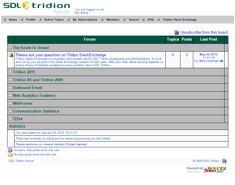  SDL Tridion Forum