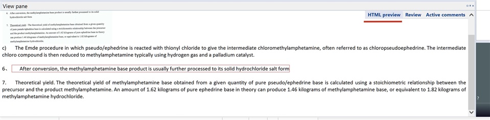 Screenshot of Trados Studio HTML preview showing text fitting to width with no visible errors or warnings.